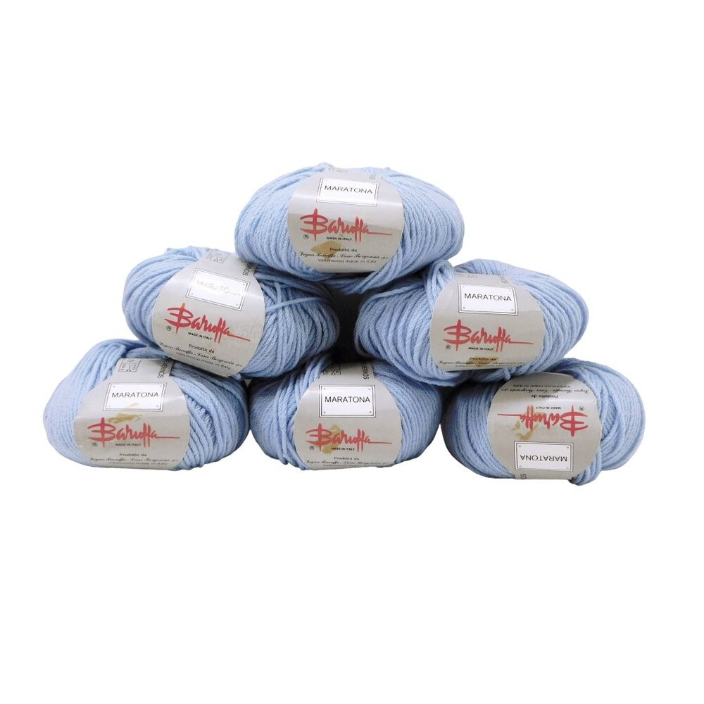 6 Skeins Maratona Zegna Baruffa Yarn Wool Color 510 Lilac Lot 17067 Discontinued
